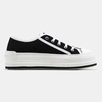 Кеди Christian Dior Walk'n' Dior Black White Platform Кеди Christian Dior Walk'n' Dior Black White Platform