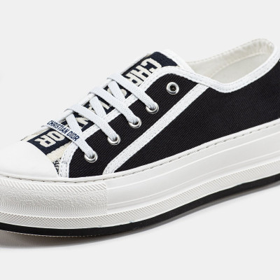 Кеди Christian Dior Walk'n' Dior Black White Platform